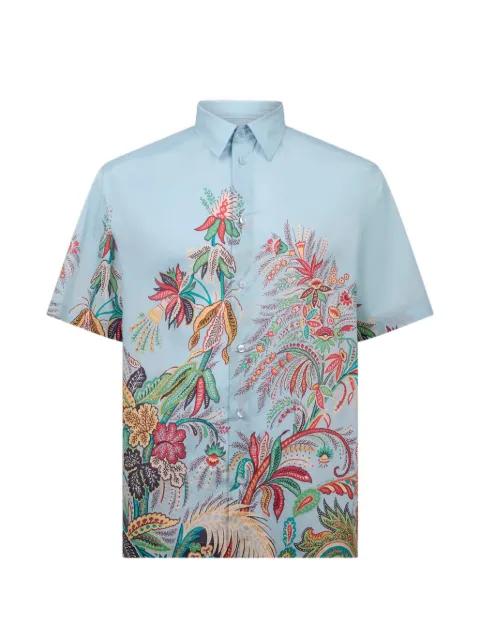 floral-print short-sleeved shirt by ETRO