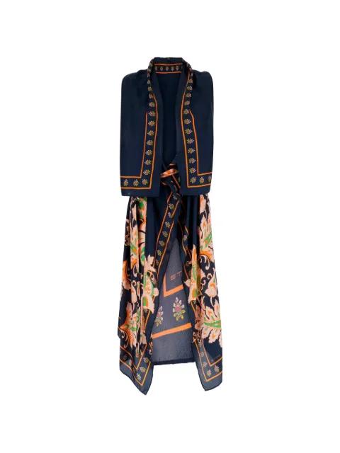 floral print silk scarf by ETRO