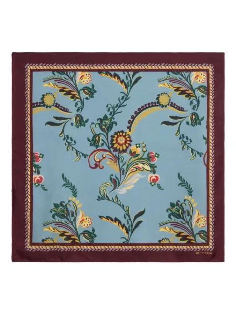 floral-print silk scarf by ETRO