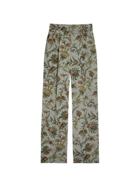 floral-print trousers by ETRO