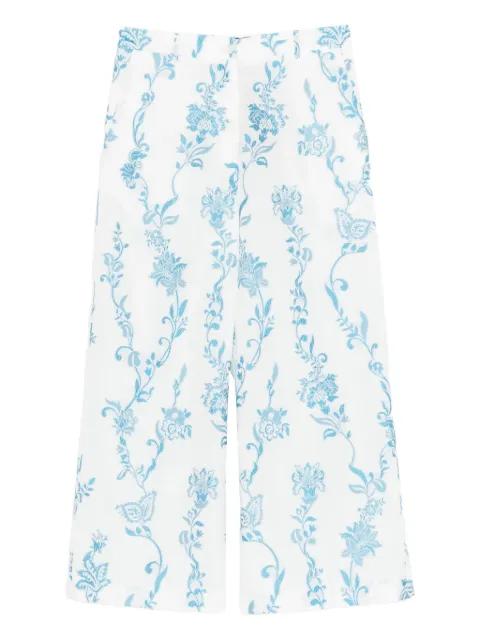 floral trousers by ETRO