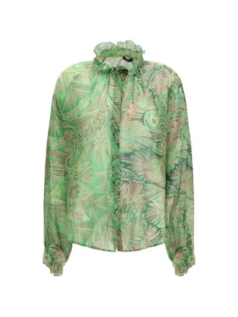 frill paisley shirt by ETRO