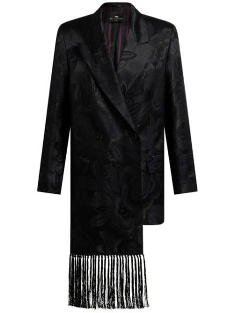 fringed jacquard blazer by ETRO