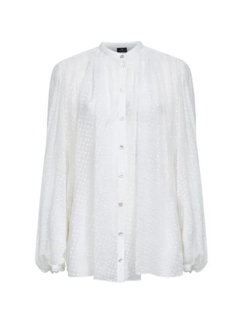 gathered long-sleeves shirt by ETRO