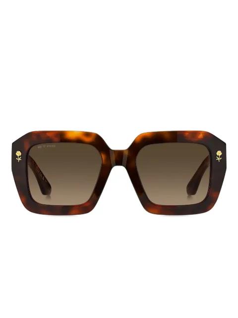 geometric-frame sunglasses by ETRO