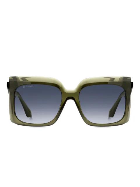 geometric-frame sunglasses by ETRO