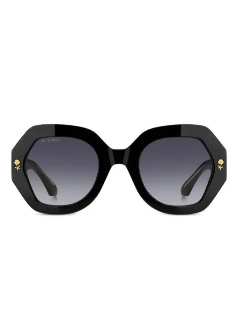 geometric-frame sunglasses by ETRO