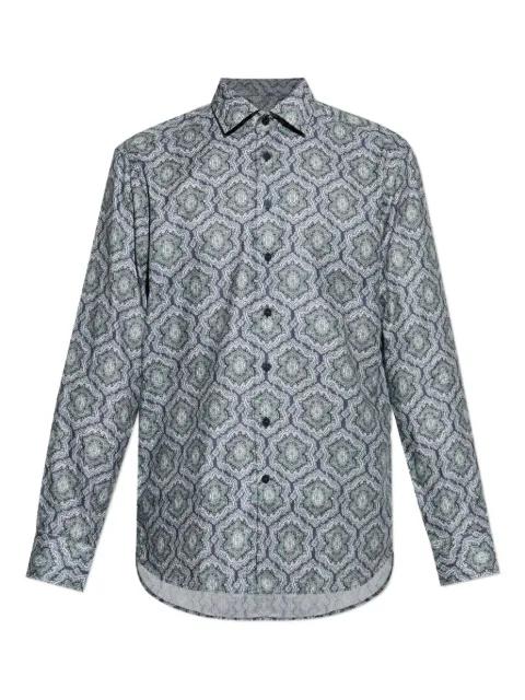 geometric-print long-sleeve shirt by ETRO
