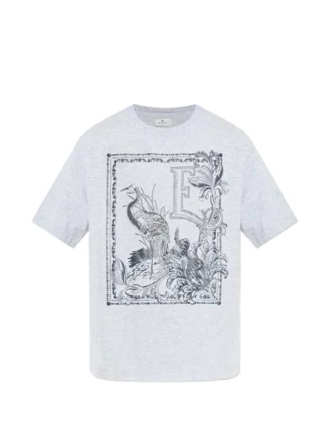 graphic-print T-shirt by ETRO