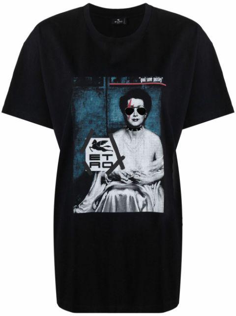 graphic-print T-shirt by ETRO