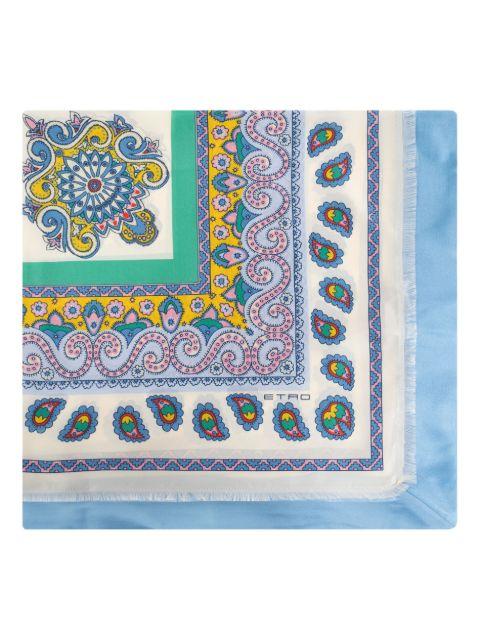 graphic print scarf by ETRO