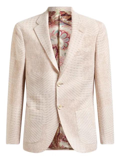 herringbone-pattern blazer by ETRO
