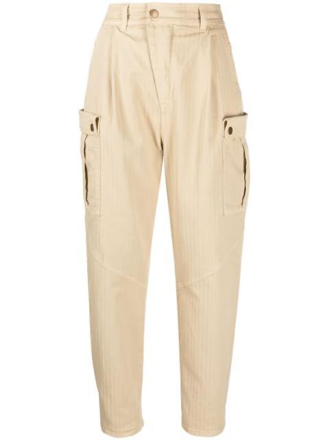 high-waist cargo trousers by ETRO