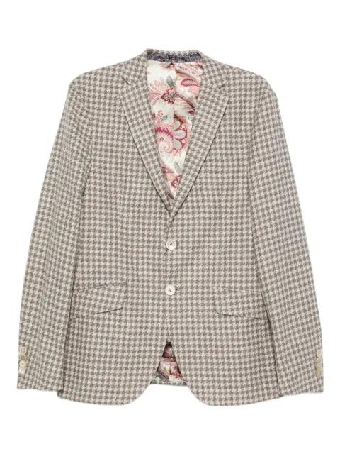 houndstooth-pattern jacket by ETRO