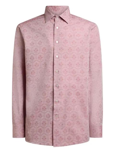 jacquard floral buttoned shirt by ETRO