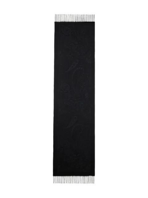 jacquard floral paisley-motif scarf by ETRO