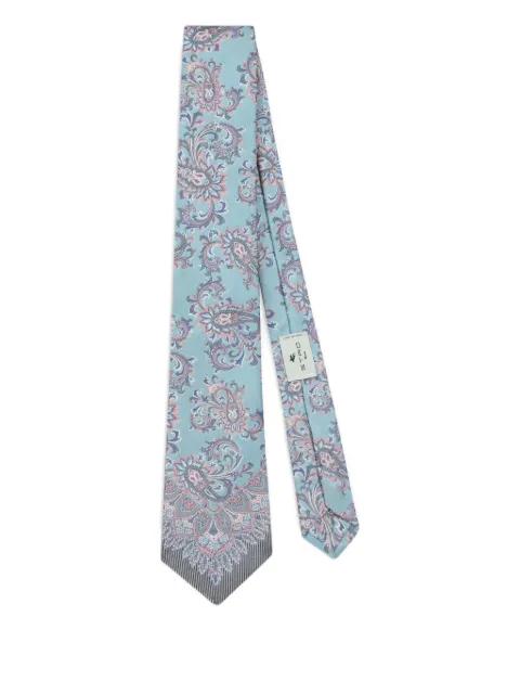 jacquard floral tie by ETRO