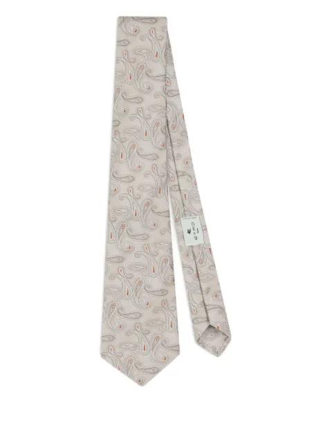 jacquard paisley motif tie by ETRO