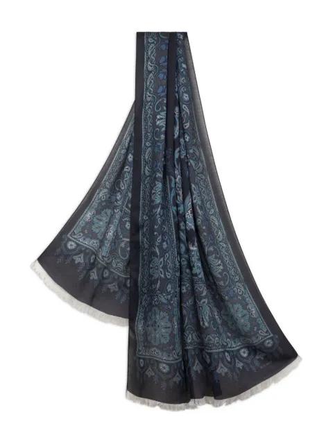 jacquard paisley scarf by ETRO