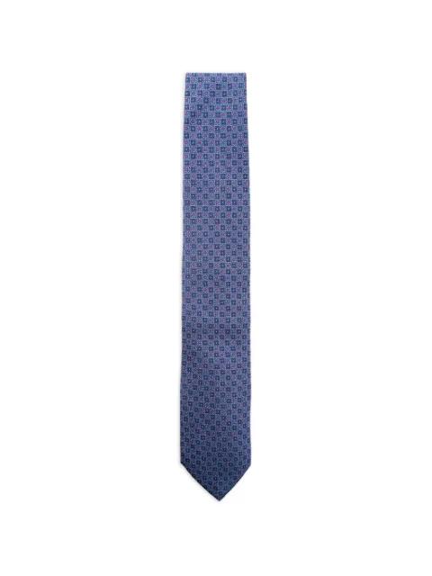 jacquard pattern silk tie by ETRO