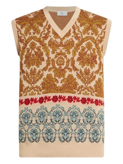 jacquard-pattern waistcoat by ETRO