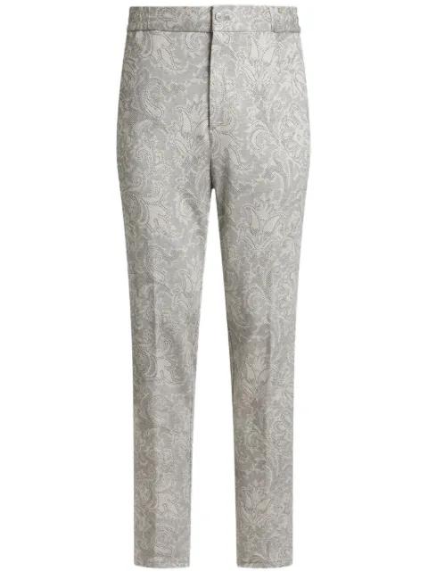 jacquard trousers by ETRO