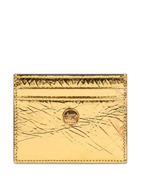 laminated leather card holder by ETRO