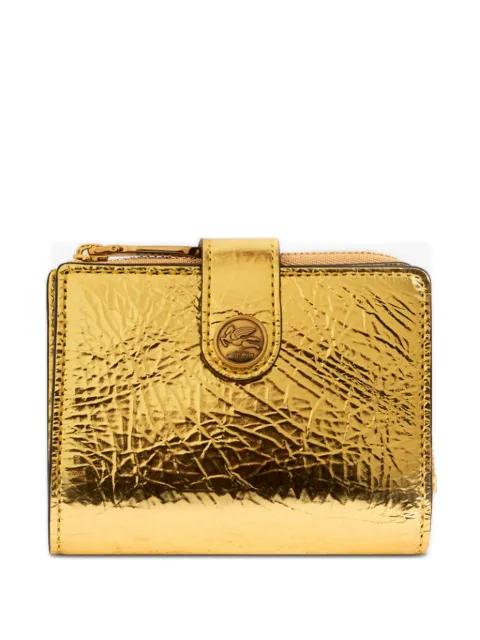 laminated leather wallet by ETRO