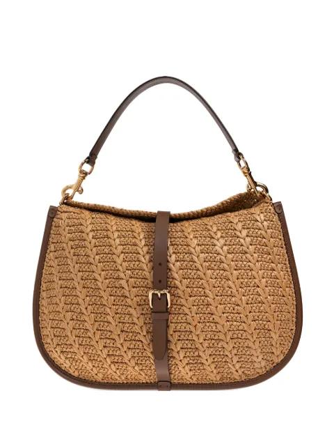 large Pony woven shoulder bag by ETRO