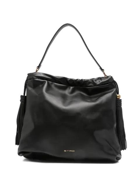 large leather Kalispera bag with tassels by ETRO