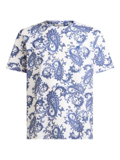 leafy paisley motif T-Shirt by ETRO