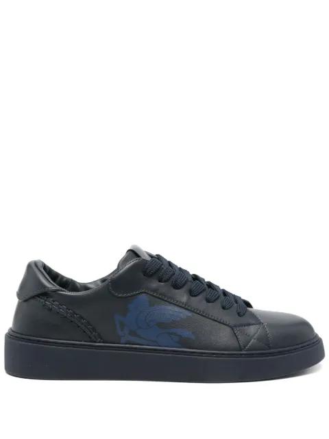 leather low-top sneakers by ETRO