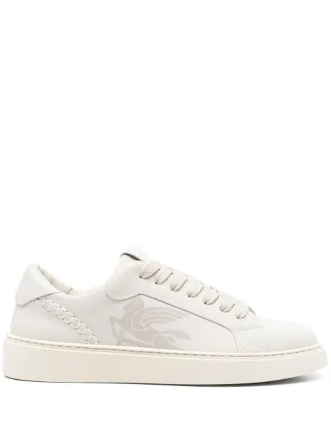 leather low-top sneakers by ETRO