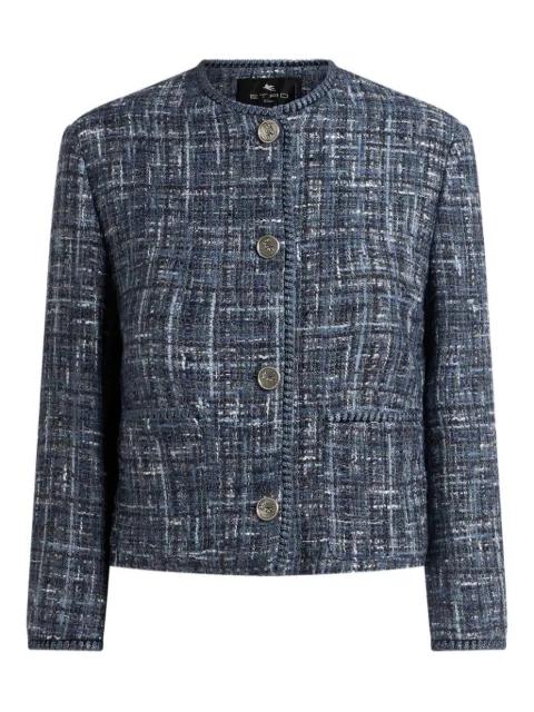logo-button jacket by ETRO