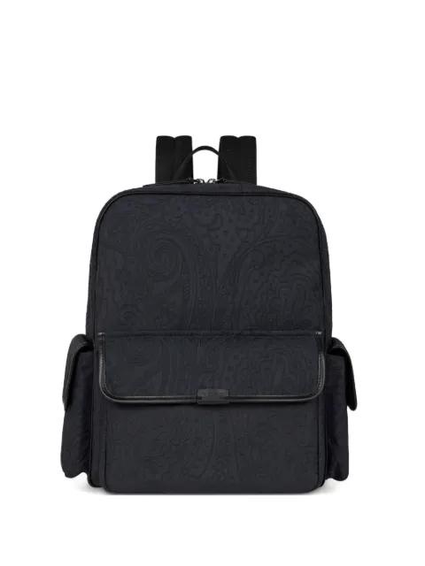 logo-detail backpack by ETRO
