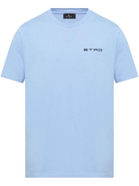 logo-embroidered T-shirt by ETRO