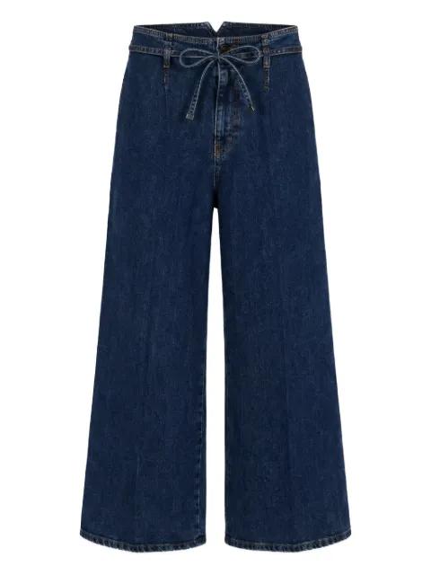 logo-embroidered jeans by ETRO