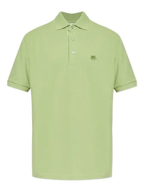 logo-embroidered polo shirt by ETRO