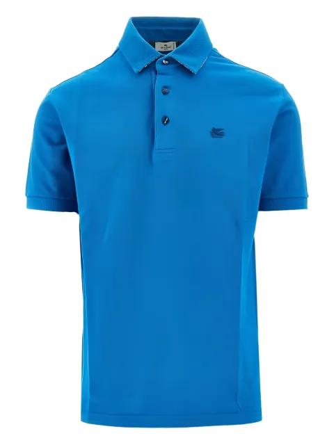 logo-embroidered polo shirt by ETRO