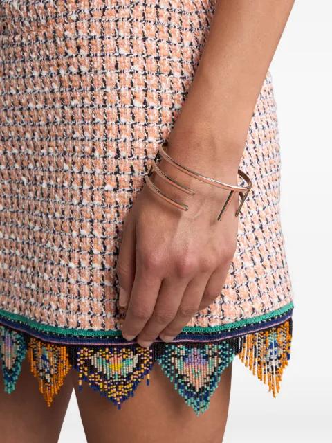 logo-plaque bracelet by ETRO