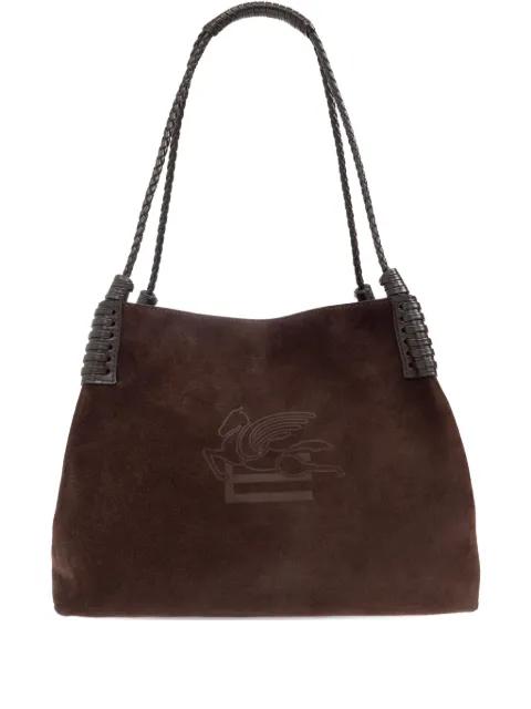 medium Libra tote bag in suede by ETRO