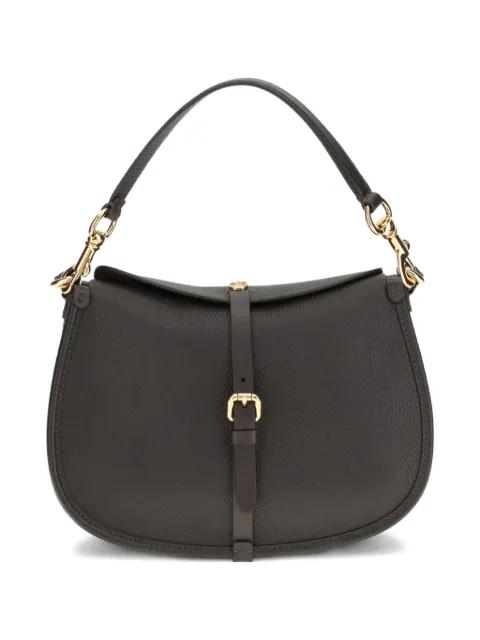 medium buckle-fastening pebble-leather shoulder bag by ETRO