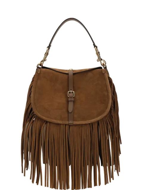 medium suede Pony bag with fringes by ETRO