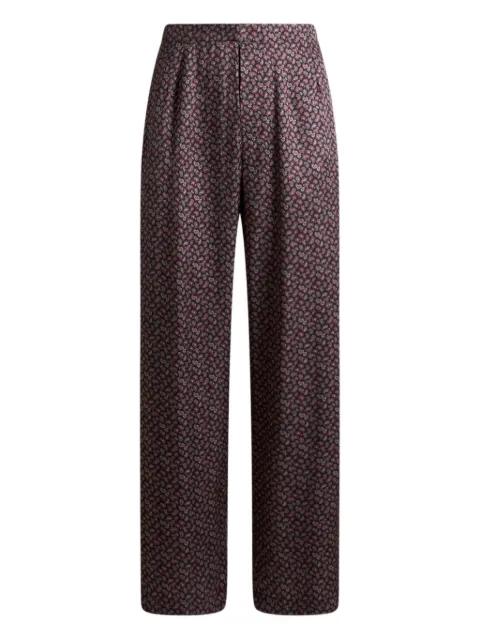 micro paisley motif trousers by ETRO