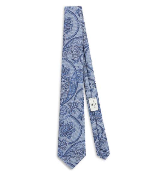 micro-stripe paisley tie by ETRO