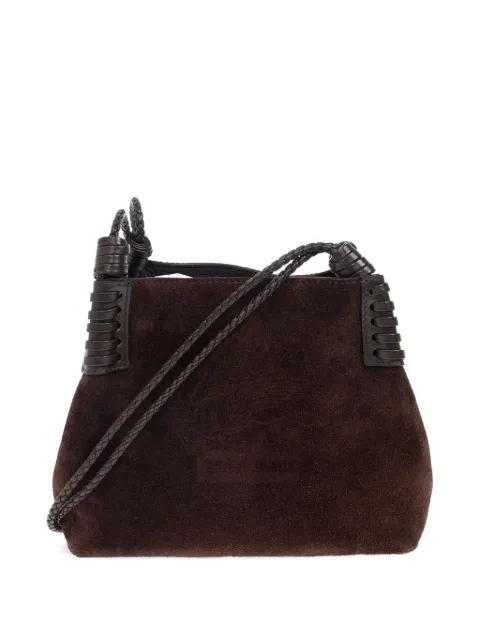 mini Libra tote bag in suede by ETRO