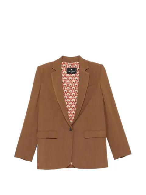 notched-lapel jacket by ETRO