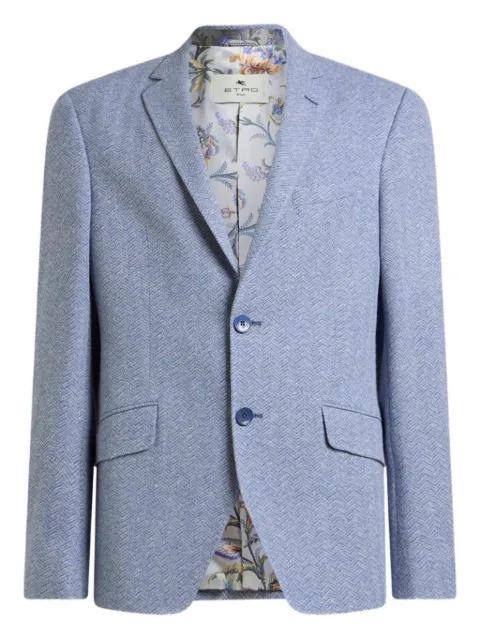 notched-lapels blazer by ETRO
