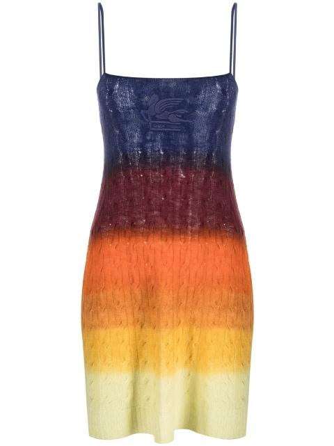 ombré knitted dress by ETRO