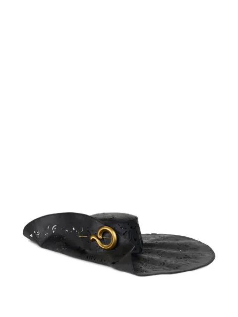 open-work paisley brooch hat by ETRO